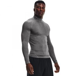 Men's HeatGear Mock Long Sleeve  - 1 buty zapaśnicze ubrania kostiumy