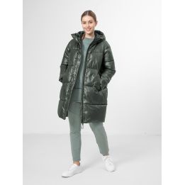 Płaszcz puchowy pikowany damski 4F 4F - 1 buty zapaśnicze ubrania kostiumy