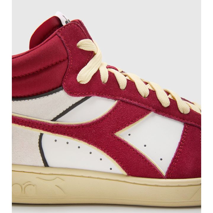MAGIC BASKET DEMI CUT SUEDE LEATHER  - 2 buty zapaśnicze ubrania kostiumy