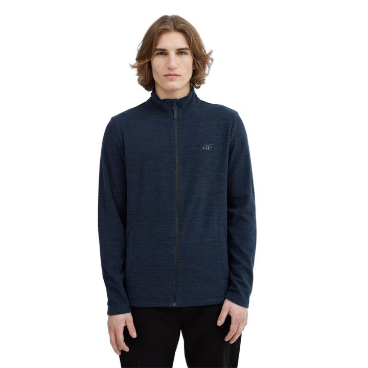 Men's fleece with a stand-up collar 4F 4F - 1 buty zapaśnicze ubrania kostiumy