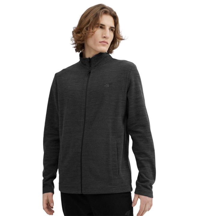 Men's fleece with a stand-up collar 4F 4F - 1 buty zapaśnicze ubrania kostiumy