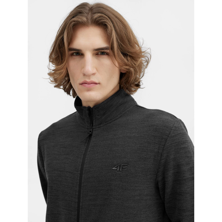 Men's fleece with a stand-up collar 4F 4F - 3 buty zapaśnicze ubrania kostiumy