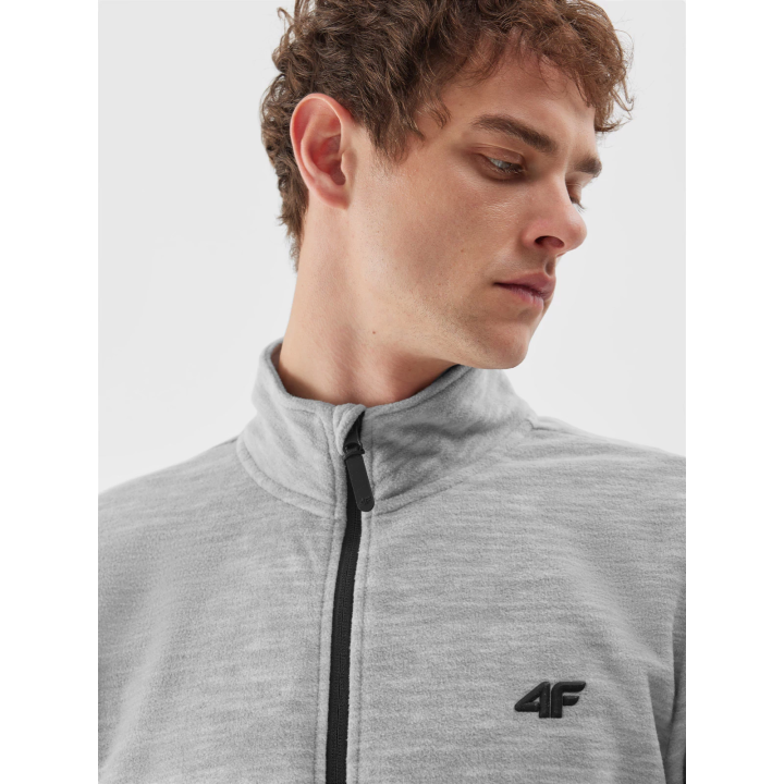 Men's fleece with a stand-up collar - regular 4F 4F - 3 buty zapaśnicze ubrania kostiumy