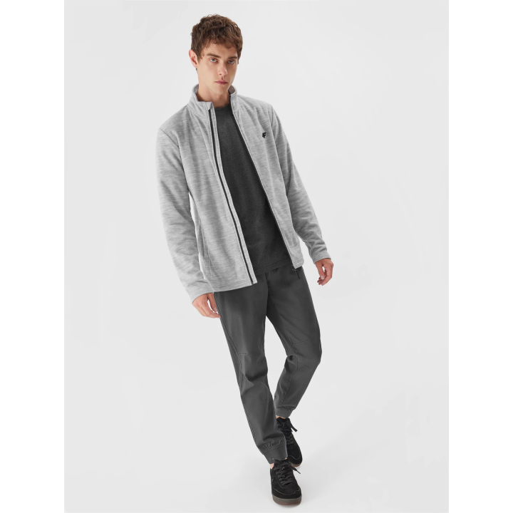 Men's fleece with a stand-up collar - regular 4F 4F - 4 buty zapaśnicze ubrania kostiumy