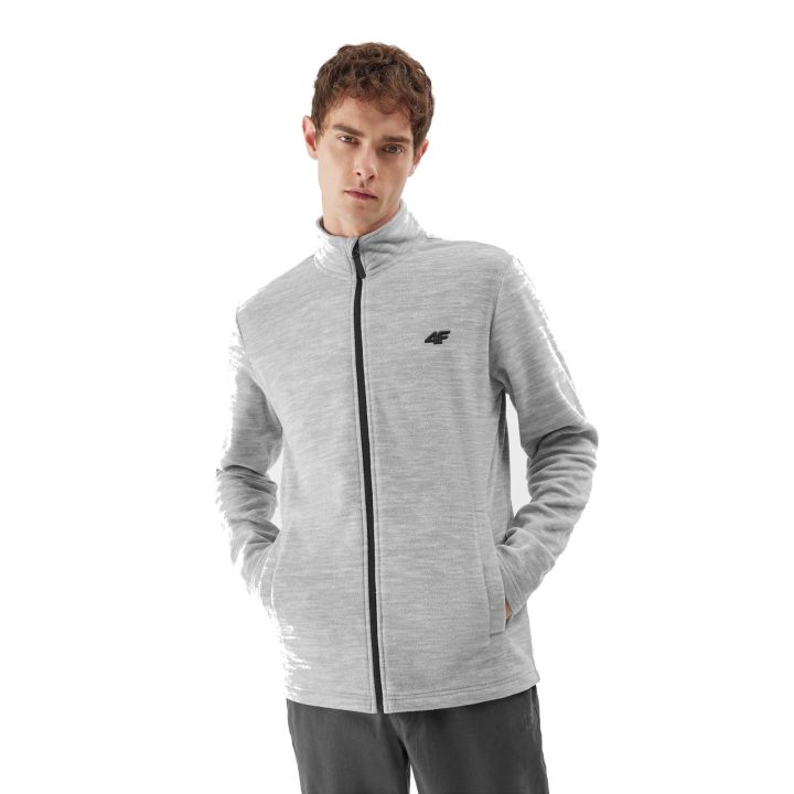 Men's fleece with a stand-up collar - regular 4F 4F - 1 buty zapaśnicze ubrania kostiumy