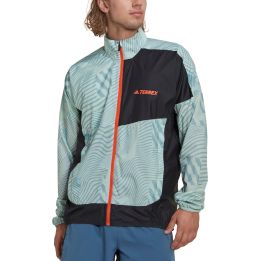 Terrex Trail Running Printed Wind Jacket Adidas - 1 buty zapaśnicze ubrania kostiumy