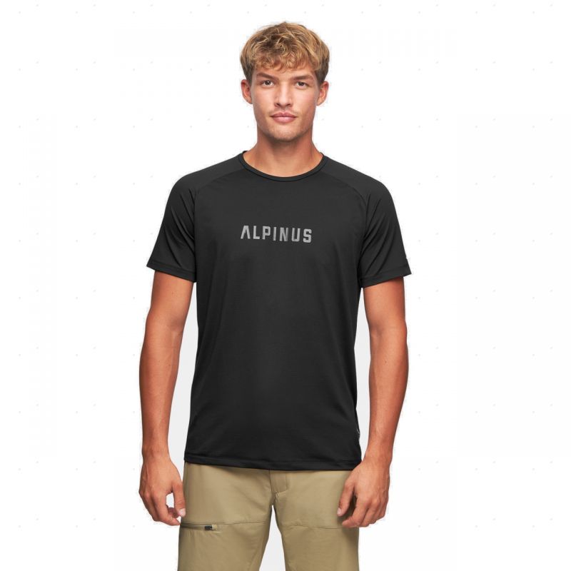 T-shirt Alpinus Dirfi men's graphene  - 2 buty zapaśnicze ubrania kostiumy