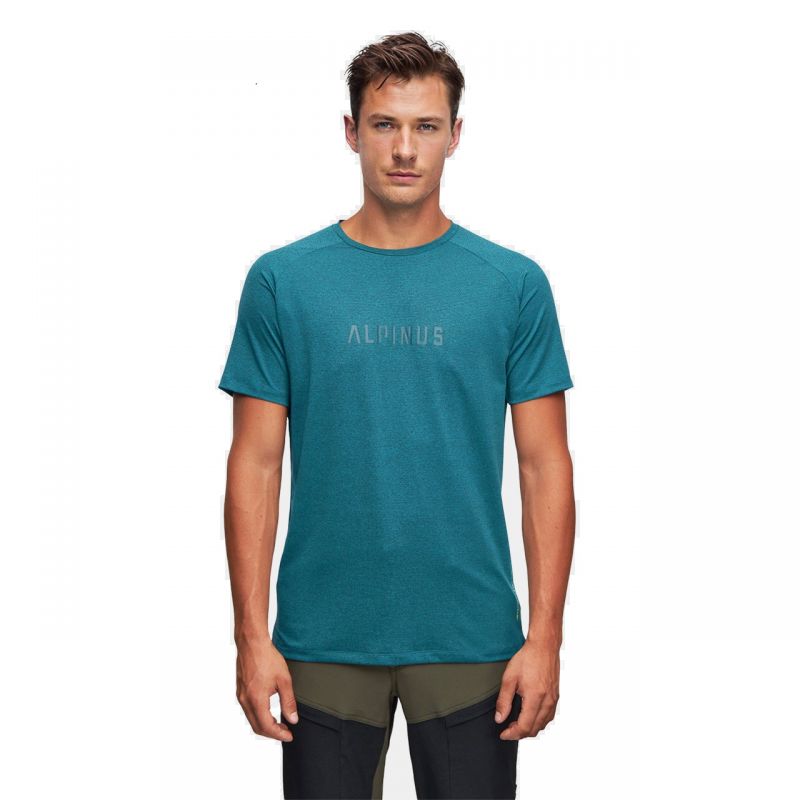 T-shirt Alpinus Dirfi men's graphene  - 1 buty zapaśnicze ubrania kostiumy
