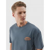 Męski t-shirt oversize z nadrukiem 4F 4F - 2 buty zapaśnicze ubrania kostiumy