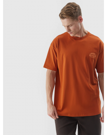 Men's oversize T-shirt with 4F print 4F - 4 buty zapaśnicze ubrania kostiumy