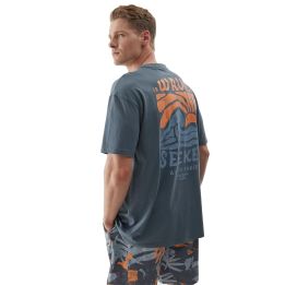 Męski t-shirt oversize z nadrukiem 4F 4F - 1 buty zapaśnicze ubrania kostiumy