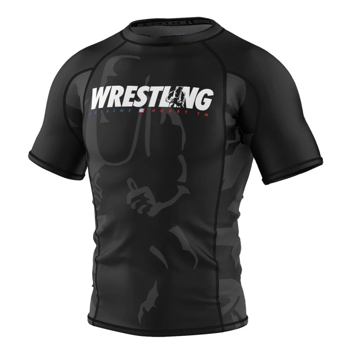 Short sleeve rashguard BOLD WRESTLING  - 2 buty zapaśnicze ubrania kostiumy
