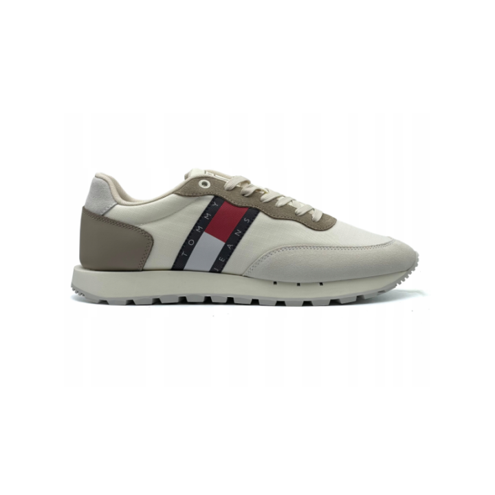 TOMMY JEANS LEATHER RUNNER  - 1 buty zapaśnicze ubrania kostiumy