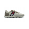 TOMMY JEANS LEATHER RUNNER - 1 buty zapaśnicze ubrania kostiumy