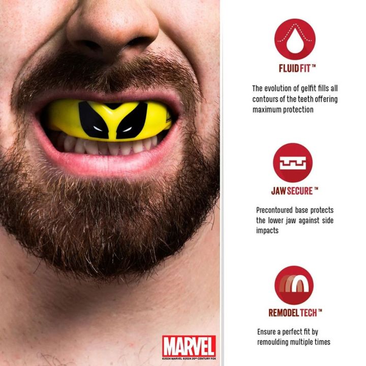 SAFEJAWZ MARVEL&WOLVERINE  - 3 buty zapaśnicze ubrania kostiumy