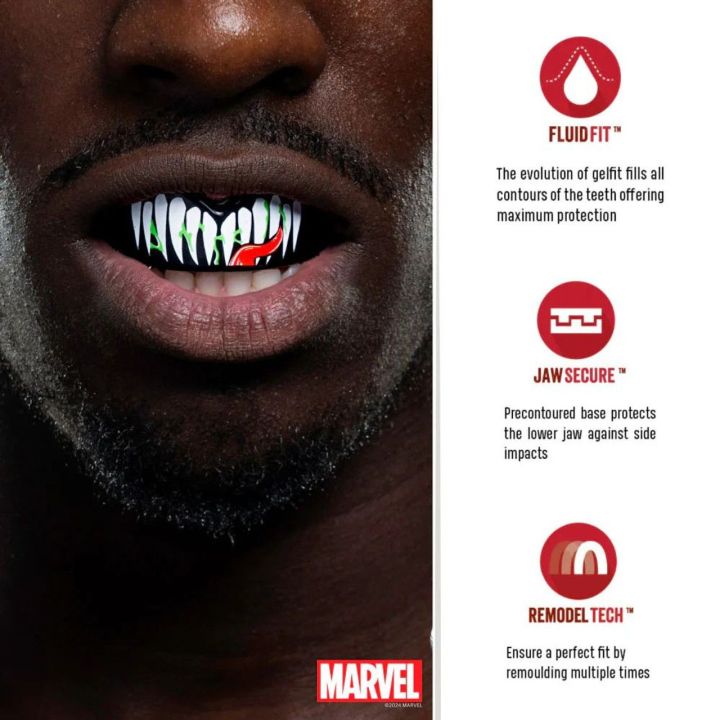 SAFEJAWZ MARVEL VENOM  - 3 buty zapaśnicze ubrania kostiumy