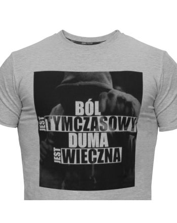 T-shirt -Beltor "Ból jest tymczasowy"  - 3 buty zapaśnicze ubrania kostiumy
