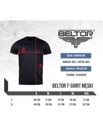T-shirt Trener - Beltor  - 3 buty zapaśnicze ubrania kostiumy