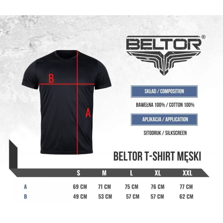 T-shirt Trener - Beltor  - 3 buty zapaśnicze ubrania kostiumy