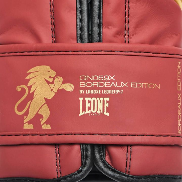 BOXING GLOVES Leone1947-BORDEAUX EDITION  - 6 buty zapaśnicze ubrania kostiumy