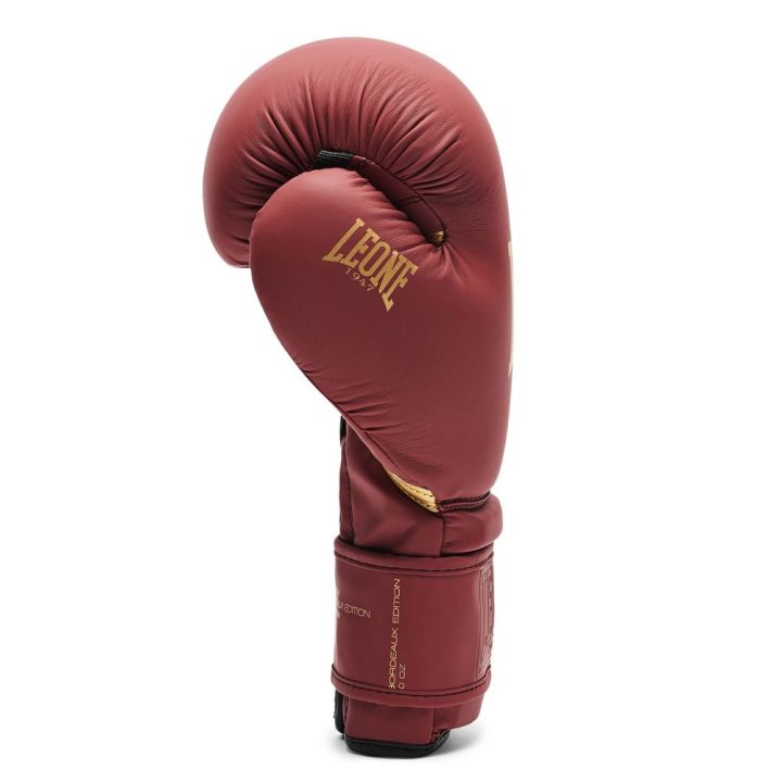 Rękawice bokserskie Leone1947- BORDEAUX EDITION  - 4 buty zapaśnicze ubrania kostiumy