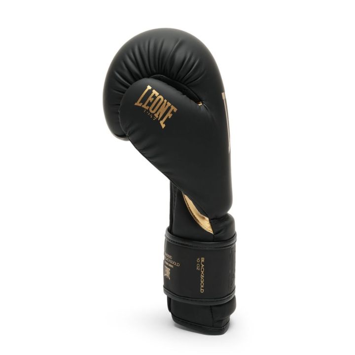 Rękawice bokserskie Leone1947 - BLACK&GOLD  - 5 buty zapaśnicze ubrania kostiumy