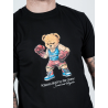 Koszulka bawełniana -Boxing Bear - 3 buty zapaśnicze ubrania kostiumy