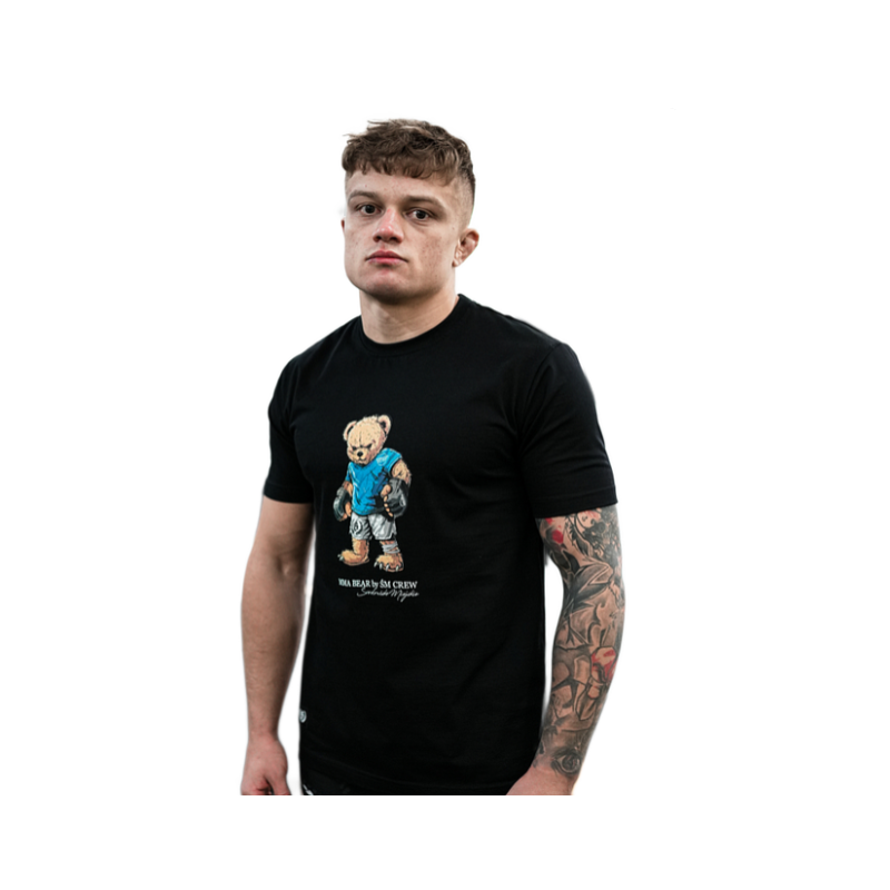 Koszulka bawełniana -MMA Bear  - 1 buty zapaśnicze ubrania kostiumy
