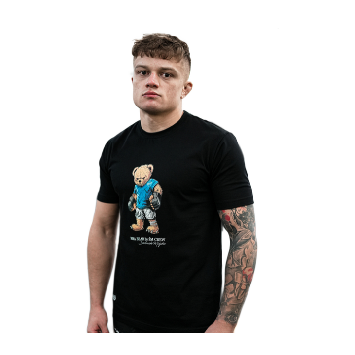 Koszulka bawełniana -MMA Bear  - 1 buty zapaśnicze ubrania kostiumy