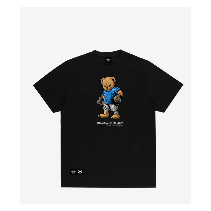 Koszulka bawełniana -MMA Bear  - 2 buty zapaśnicze ubrania kostiumy