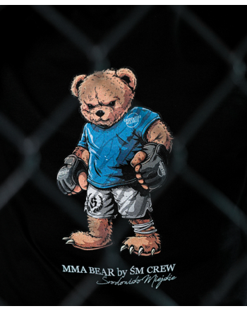 Koszulka bawełniana -MMA Bear  - 3 buty zapaśnicze ubrania kostiumy