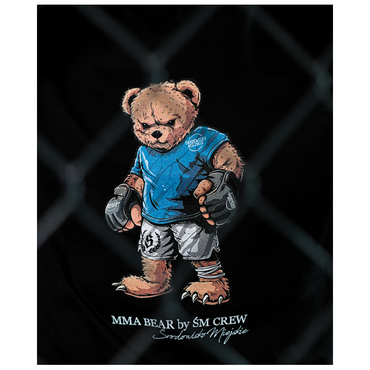 T-shirt  -MMA Bear  - 3 buty zapaśnicze ubrania kostiumy