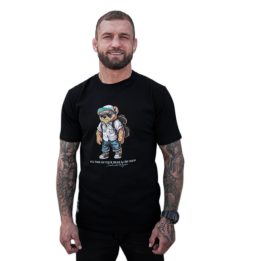 Koszulka bawełniana -All Time on Tour Bear  - 2 buty zapaśnicze ubrania kostiumy