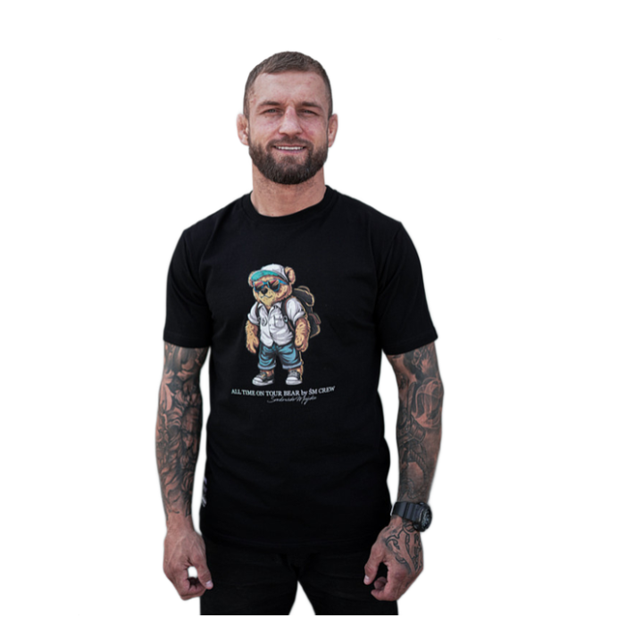 Koszulka bawełniana -All Time on Tour Bear  - 2 buty zapaśnicze ubrania kostiumy