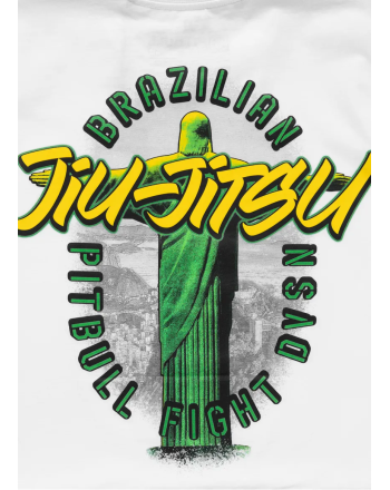Koszulka męska - BJJ FIGHT DVSN PIT BULL WEST COAST - 5 buty zapaśnicze ubrania kostiumy