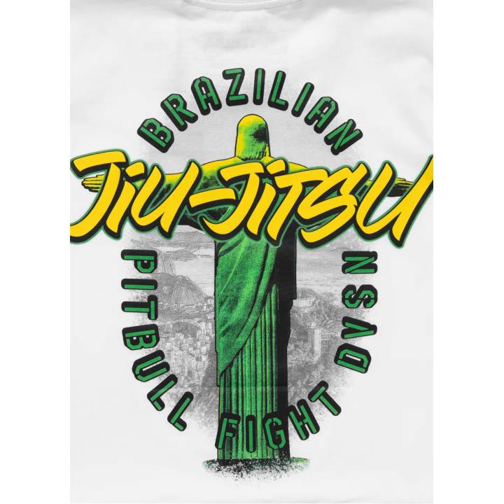 Men's T-shirt - BJJ FIGHT DVSN PIT BULL WEST COAST - 5 buty zapaśnicze ubrania kostiumy