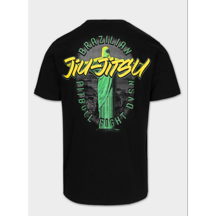 Men's T-shirt - BJJ FIGHT DVSN PIT BULL WEST COAST - 2 buty zapaśnicze ubrania kostiumy