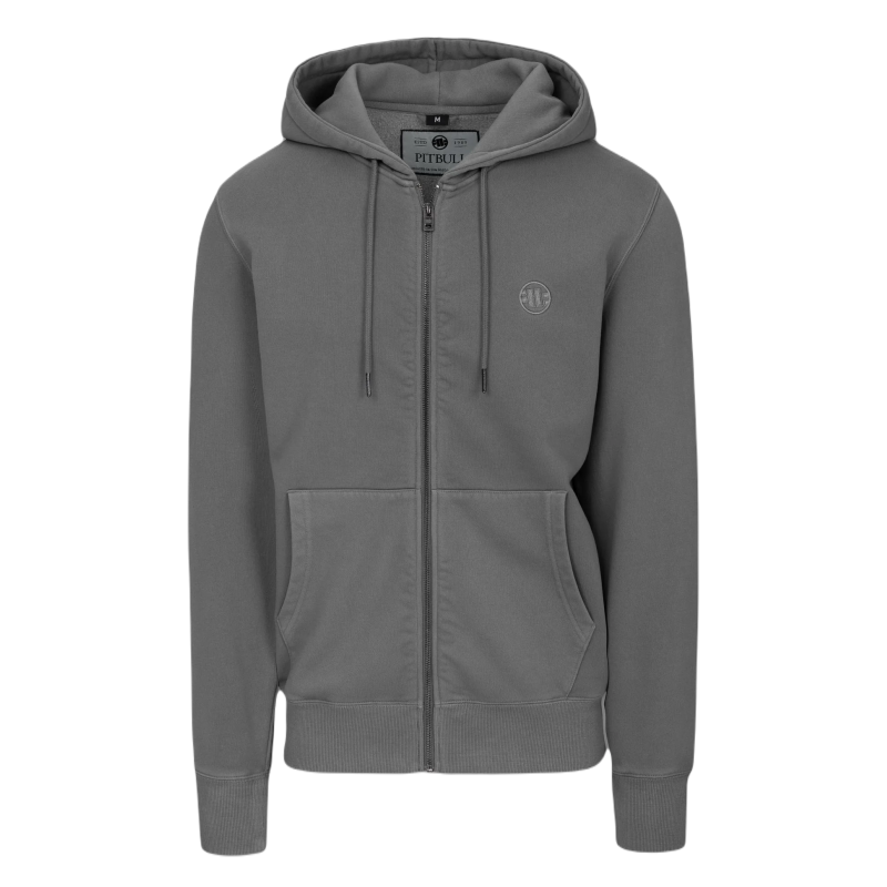 Men's zip-up hoodie Washed Lancaster II PIT BULL WEST COAST - 1 buty zapaśnicze ubrania kostiumy