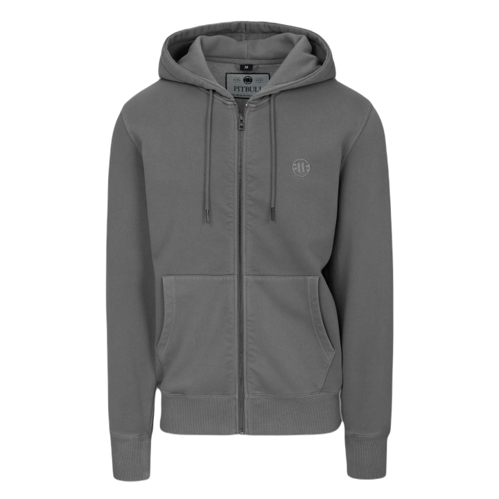 Bluza męska rozpinana z kapturem Washed Lancaster II PIT BULL WEST COAST - 1 buty zapaśnicze ubrania kostiumy