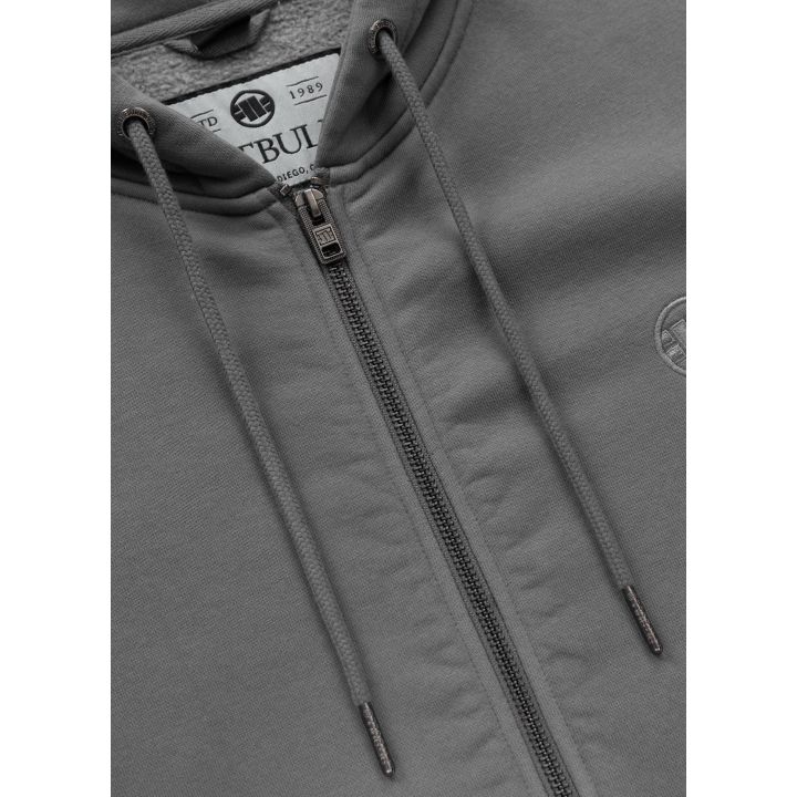 Men's zip-up hoodie Washed Lancaster II PIT BULL WEST COAST - 2 buty zapaśnicze ubrania kostiumy