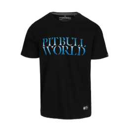 Men's T-shirt - PITBULL WORLD BLACK PIT BULL WEST COAST - 1 buty zapaśnicze ubrania kostiumy