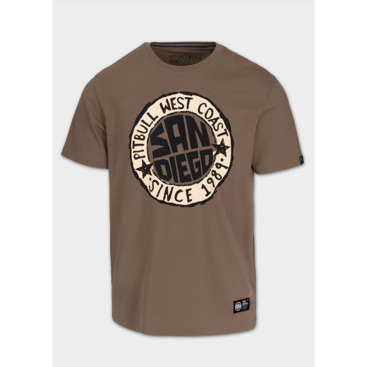 Men's T-shirt - SAN DIEGO  PIT BULL PIT BULL WEST COAST - 2 buty zapaśnicze ubrania kostiumy