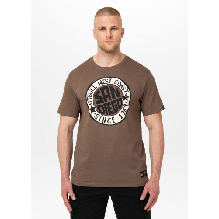 Men's T-shirt - SAN DIEGO  PIT BULL PIT BULL WEST COAST - 4 buty zapaśnicze ubrania kostiumy