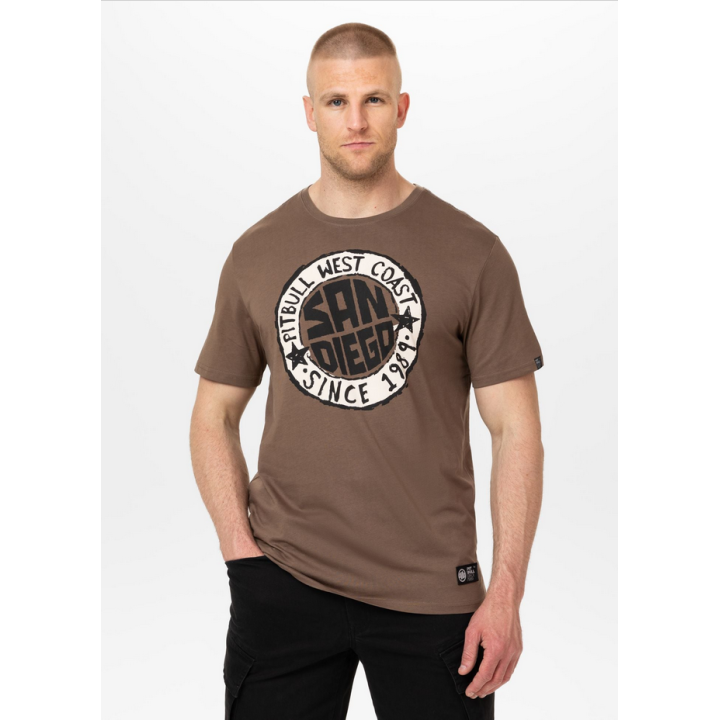 Men's T-shirt - SAN DIEGO  PIT BULL PIT BULL WEST COAST - 6 buty zapaśnicze ubrania kostiumy
