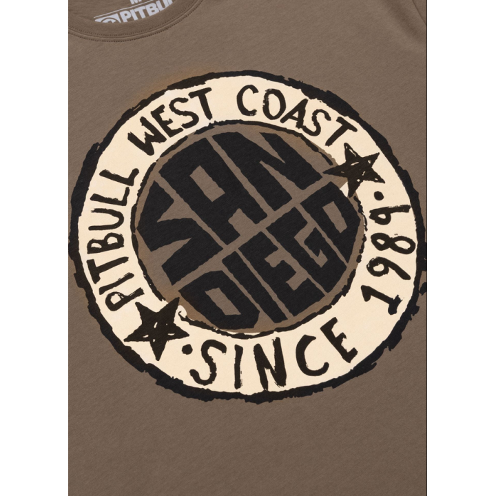 Men's T-shirt - SAN DIEGO  PIT BULL PIT BULL WEST COAST - 7 buty zapaśnicze ubrania kostiumy