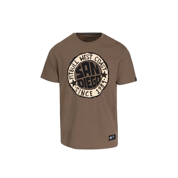 Men's T-shirt - SAN DIEGO  PIT BULL PIT BULL WEST COAST - 1 buty zapaśnicze ubrania kostiumy