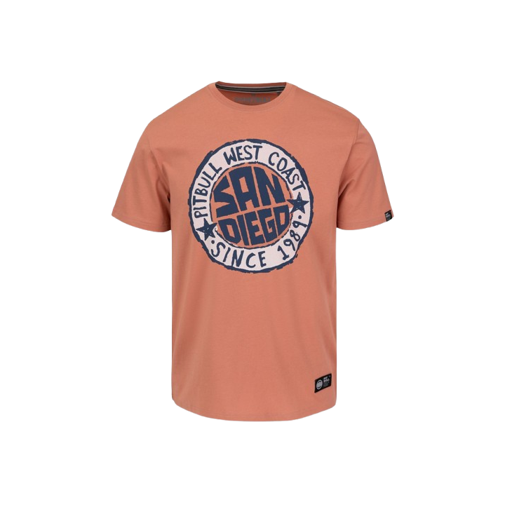 Men's T-shirt - SAN DIEGO  PIT BULL PIT BULL WEST COAST - 1 buty zapaśnicze ubrania kostiumy
