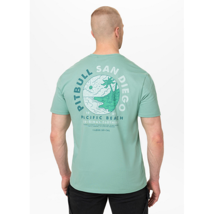 Men's T-shirt -  PLANET SURF PIT BULL PIT BULL WEST COAST - 3 buty zapaśnicze ubrania kostiumy