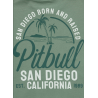 Koszulka męska SAN DIEGO BORN PIT BULL  - 8 buty zapaśnicze ubrania kostiumy