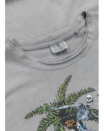 Koszulka męska Denim Washed Raw OPEN BEACH PIT BULL WEST COAST - 3 buty zapaśnicze ubrania kostiumy